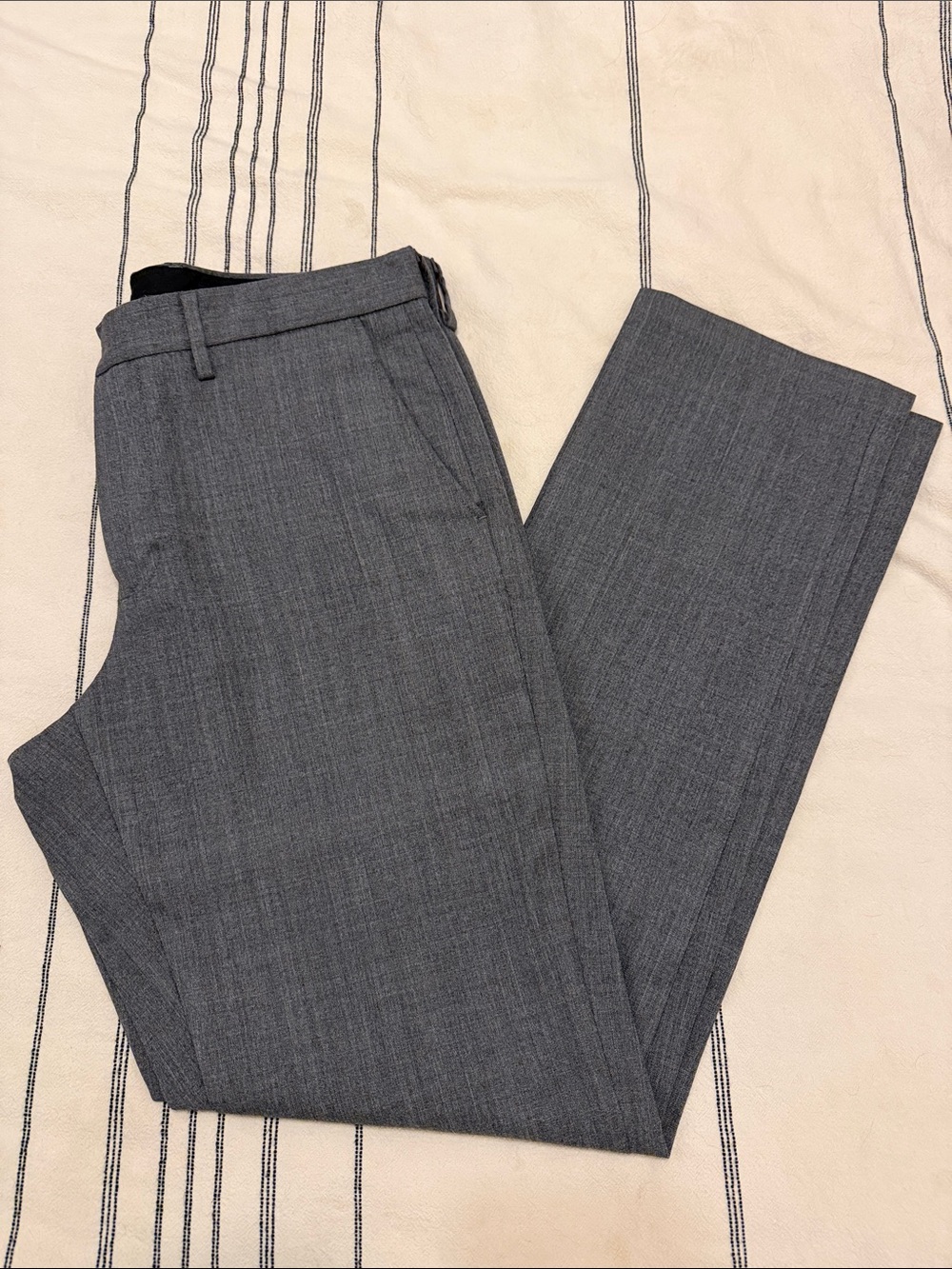 J. Crew Men's Gray Dress Pants - Tailored Straight